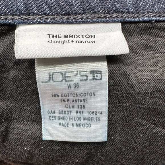 Joe's Jeans Brixton Slim Straight Jeans in King Wash - 36" x 34" - Picture 7 of 8